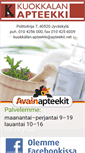 Mobile Screenshot of kuokkalanapteekki.fi